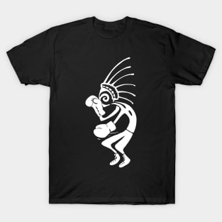 Kokopelli boxer white T-Shirt